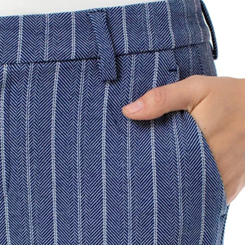Liverpool Los Angeles Kelsey Striped Knit Pants Size 31 US 12 - Picture 9 of 10